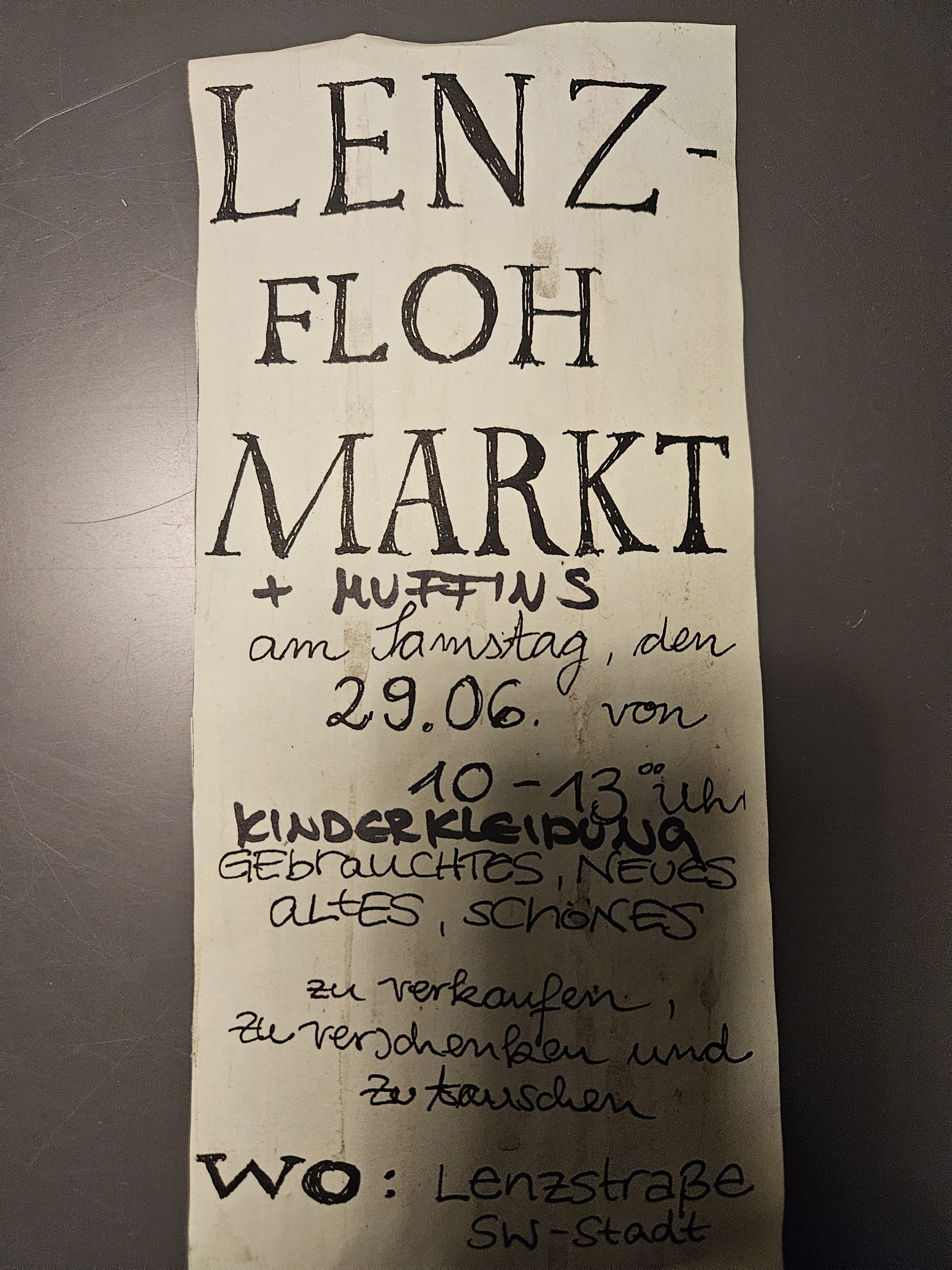 „Lenzstrassen“-Flohmarkt | KA-Südweststadt